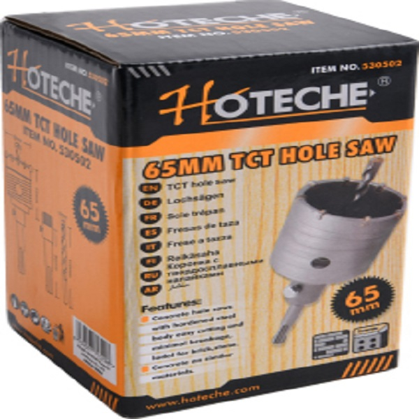 Sierra de orificio TCT de 100 mm (SDS)