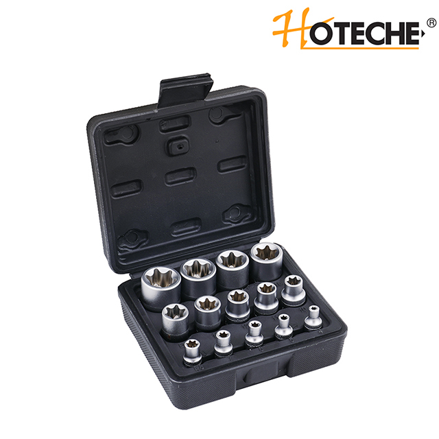 JUEGO DE LLAVES DE ENCHUFE E-TYPE 14PCS
