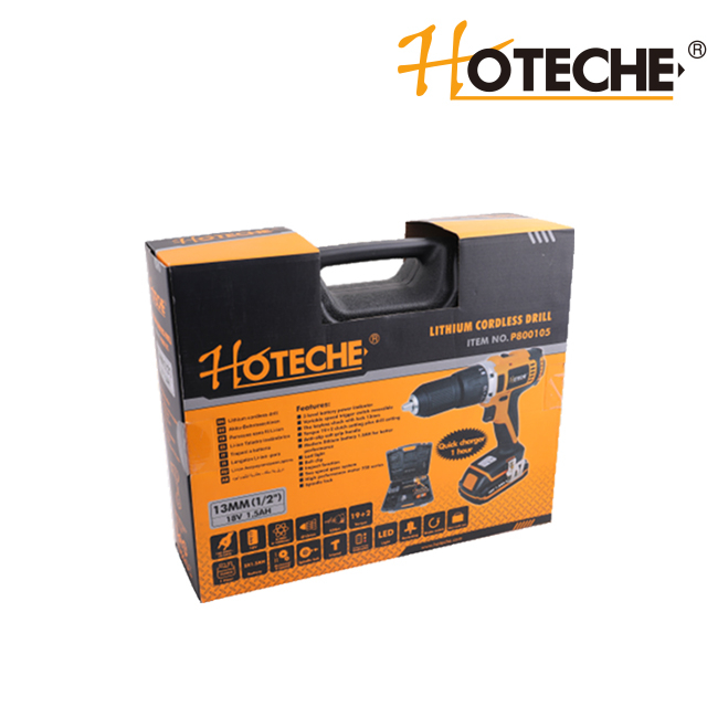 Taladro inalámbrico de litio de 18V