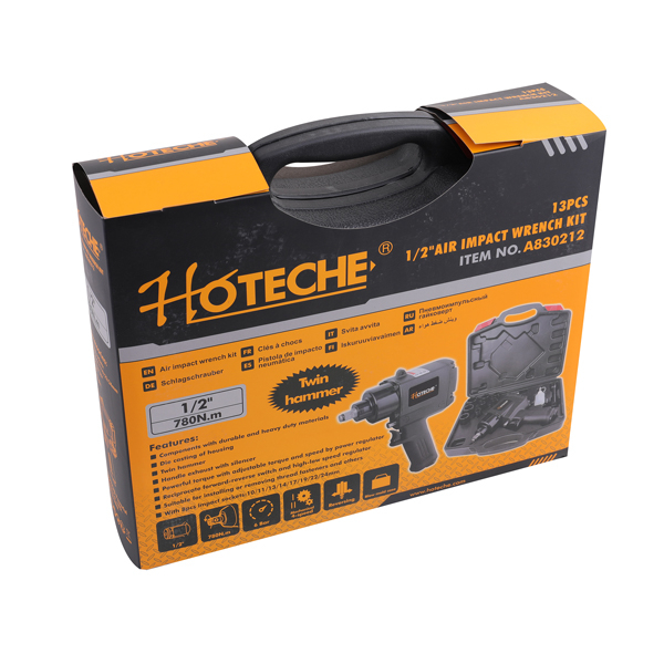 KIT DE LLAVE DE IMPACTO DE AIRE 13PCS (MARTILLO GEMELO)