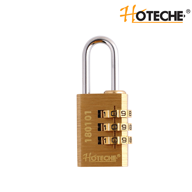 Candado con número de latón