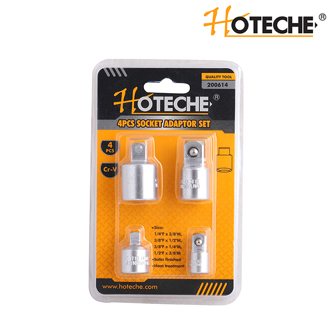 Juego de adaptadores de enchufe de 4 piezas