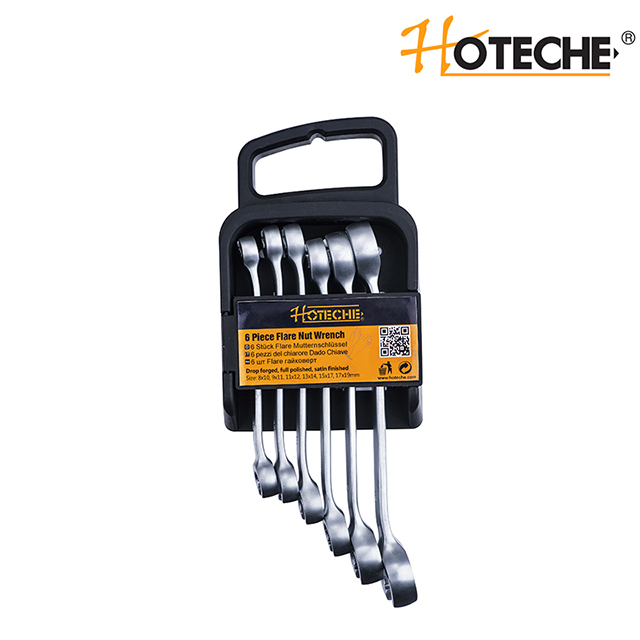 Llave de tuerca abocinada 6 piezas
