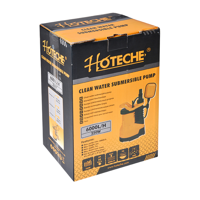 BOMBA SUMERGIBLE DE AGUA LIMPIA 250W