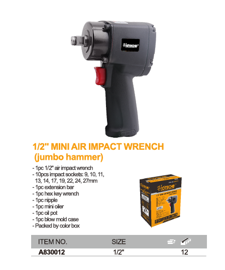 LLAVE DE IMPACTO MINI AIR (MARTILLO JUMBO) -1