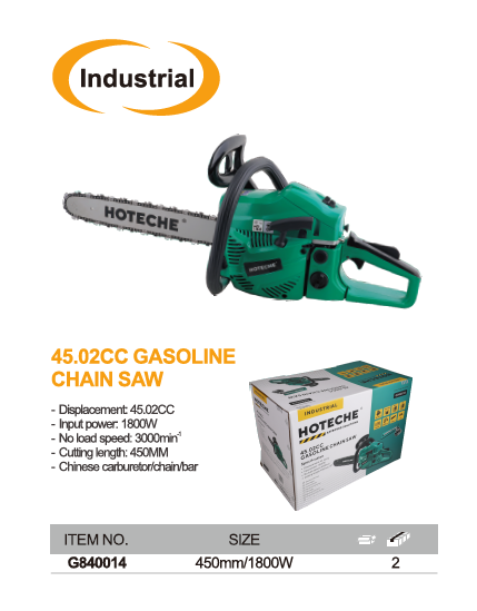 SIERRA DE CADENA DE GASOLINA 45.02CC-1