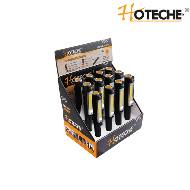 Luz de trabajo de pluma LED COB de 3W