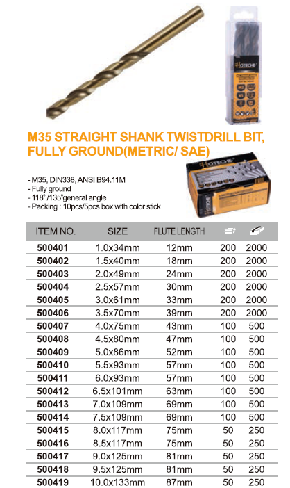 M35 TALADRO RECTO TALADRO TALADRO, TOTALMENTE TERRENO (M&Eacute;TRICO, SAE) -3