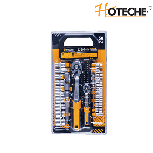 50pcs 1/2 "y 1/4 " Dr. Juego de enchufes